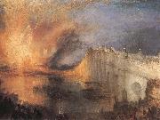 J.M.W. Turner The Burning of the Houses of Parliament oil painting artist